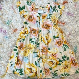 Old Navy Toddler Girl 4T Tiered Trim Floral Dress